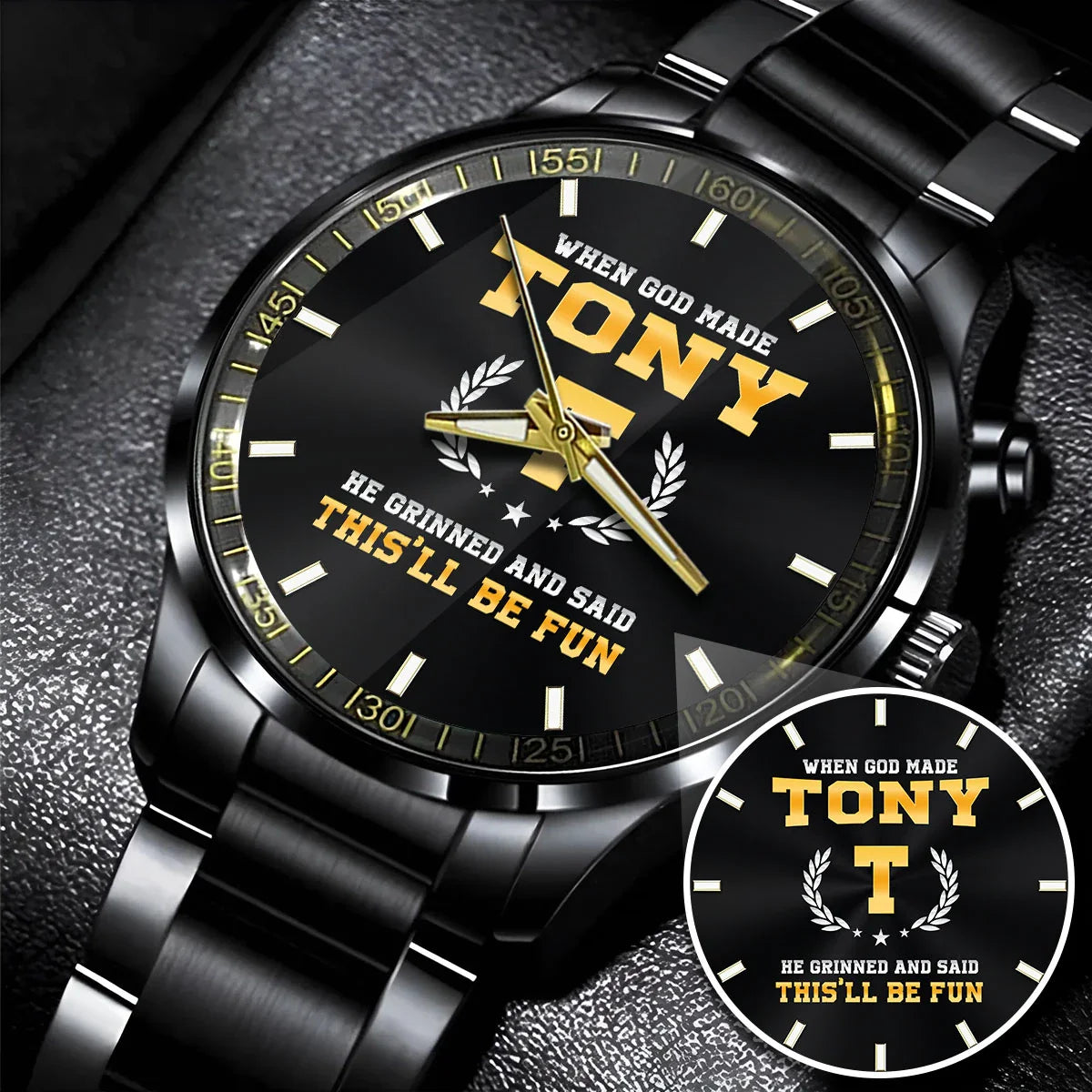 When God Made He Grinned And Said This'll Be Fun Watch TONY M1-W7