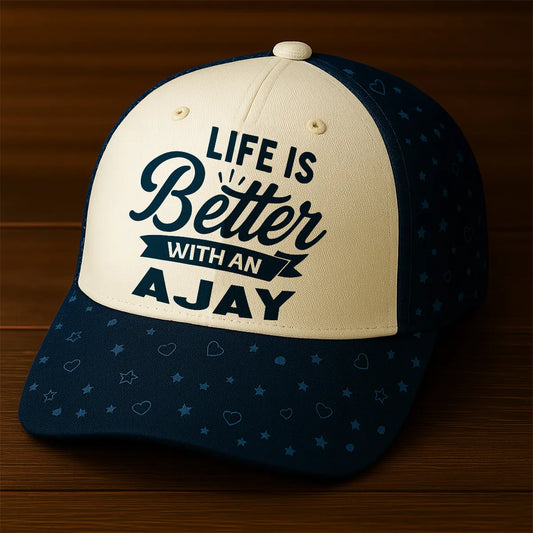 AJAY 13K3-V1 Personalized Name Cap Limited Edition