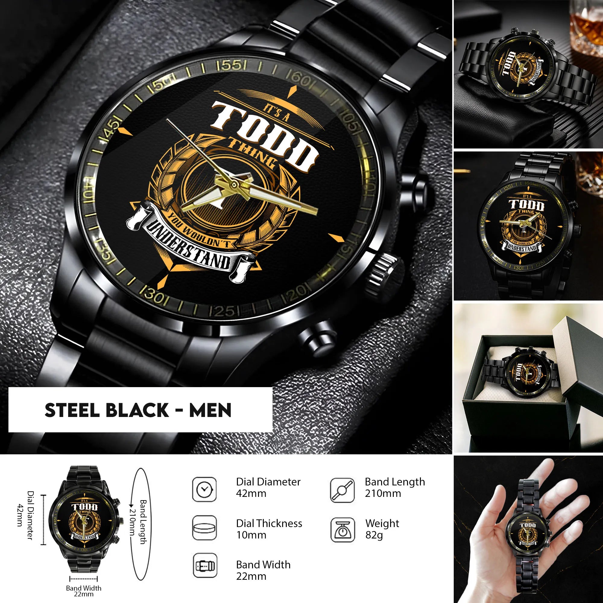 Steel Black - Men