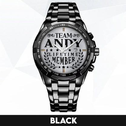 ANDY 13K1-437 Alloy-Quatz-Men Watch, Personalized Premium Gift for Anniversary