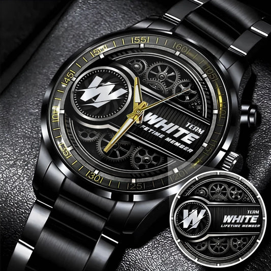 WHITE 13K1-441 Personalized Watch, Premium Gift for Anniversary
