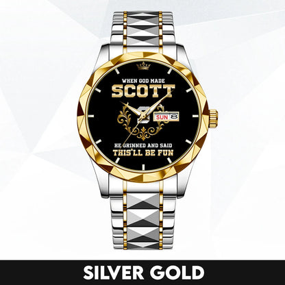 God Made Your Name Royal Watch SCOTT M1-W14