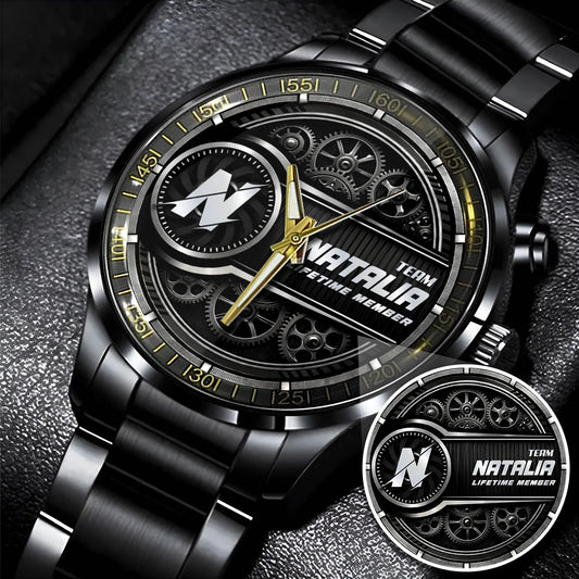 NATALIA 13K1-441 Personalized Watch, Premium Gift for Anniversary