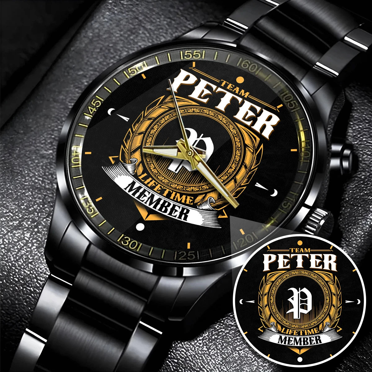PETER 13K1-445 Personalized Watch, Premium Gift for Anniversary
