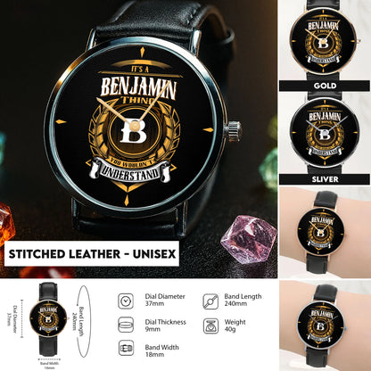 Stitched Leather - Unisex