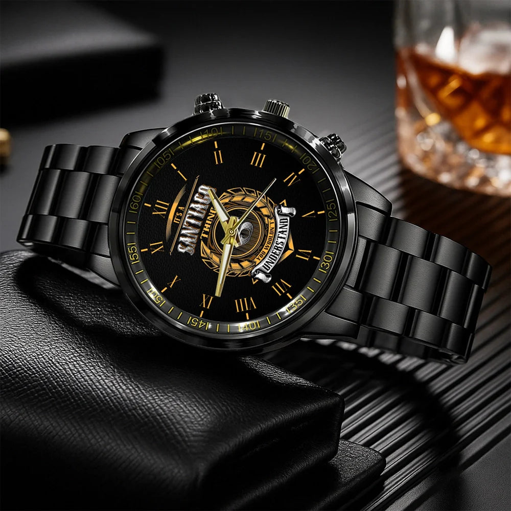 SANTIAGO 13K1-86 Personalized Watch, Premium Gift for Anniversary