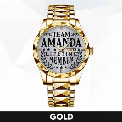 AMANDA 13K1-437 Luxury Alloy-Men Watch, Personalized Premium Gift for Anniversary