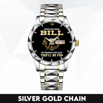 God Made Your Name Royal Watch BILL M1-W14