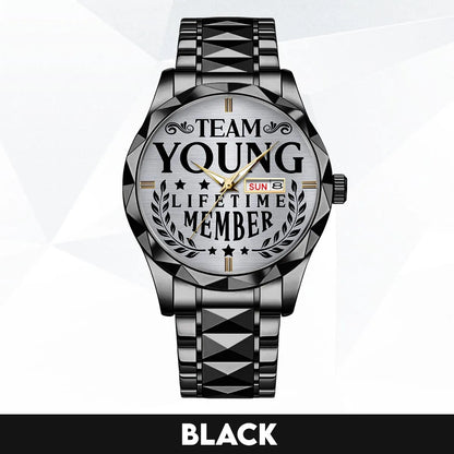 YOUNG 13K1-437 Luxury Alloy-Men Watch, Personalized Premium Gift for Anniversary