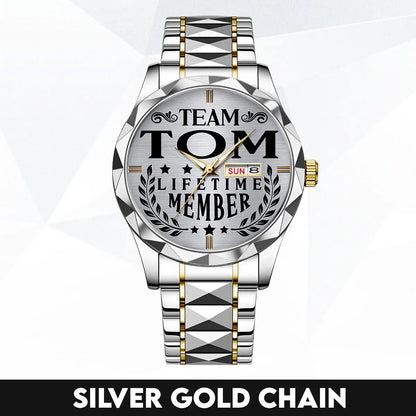 TOM 13K1-437 Luxury Alloy-Men Watch, Personalized Premium Gift for Anniversary