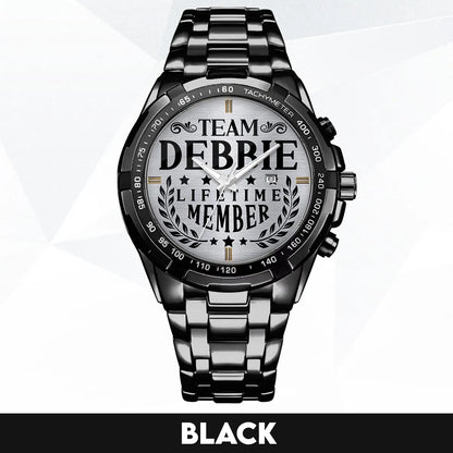 DEBBIE 13K1-437 Alloy-Quatz-Men Watch, Personalized Premium Gift for Anniversary