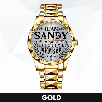 SANDY 13K1-437 Luxury Alloy-Men Watch, Personalized Premium Gift for Anniversary