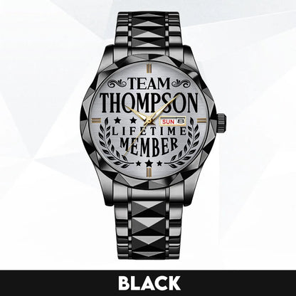 THOMPSON 13K1-437 Luxury Alloy-Men Watch, Personalized Premium Gift for Anniversary