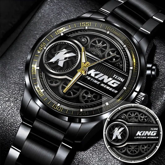 KING 13K1-441 Personalized Watch, Premium Gift for Anniversary
