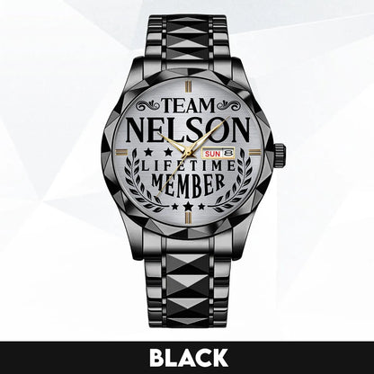 NELSON 13K1-437 Luxury Alloy-Men Watch, Personalized Premium Gift for Anniversary