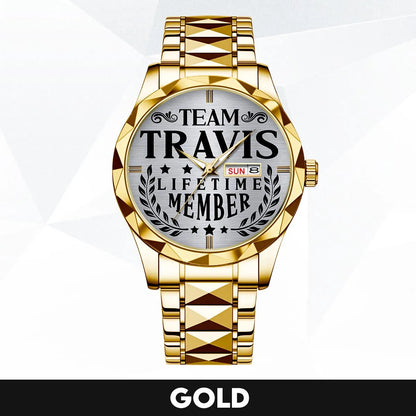 TRAVIS 13K1-437 Luxury Alloy-Men Watch, Personalized Premium Gift for Anniversary
