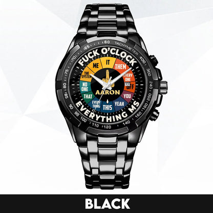 AARON 13K1-438 Alloy-Quatz-Men Watch, Personalized Premium Gift for Anniversary