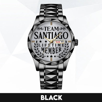 SANTIAGO 13K1-437 Luxury Alloy-Men Watch, Personalized Premium Gift for Anniversary