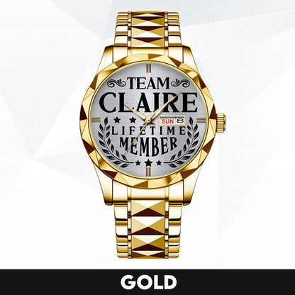 CLAIRE 13K1-437 Luxury Alloy-Men Watch, Personalized Premium Gift for Anniversary