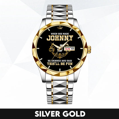 God Made Your Name Royal Watch JOHNNY M1-W14