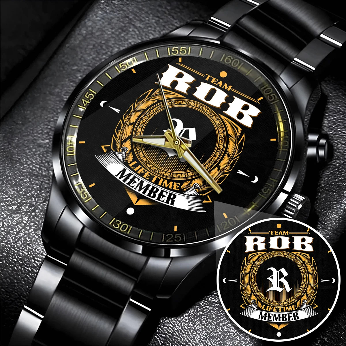 ROB 13K1-445 Personalized Watch, Premium Gift for Anniversary