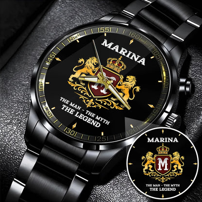 The Man The Myth Legend Royal Luxury Watch MARINA M1-W21