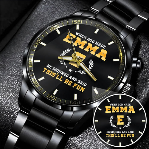 When God Made He Grinned And Said This'll Be Fun Watch EMMA M1-W7