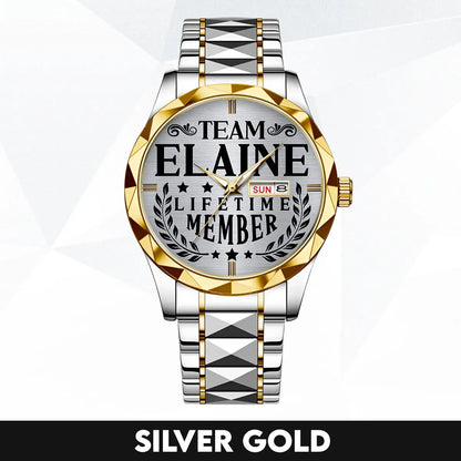 ELAINE 13K1-437 Luxury Alloy-Men Watch, Personalized Premium Gift for Anniversary