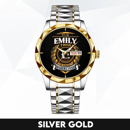 EMILY 13K1-434 Luxury Alloy-Men Watch, Personalized Premium Gift for Anniversary