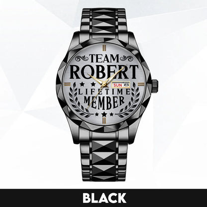 ROBERT 13K1-437 Luxury Alloy-Men Watch, Personalized Premium Gift for Anniversary