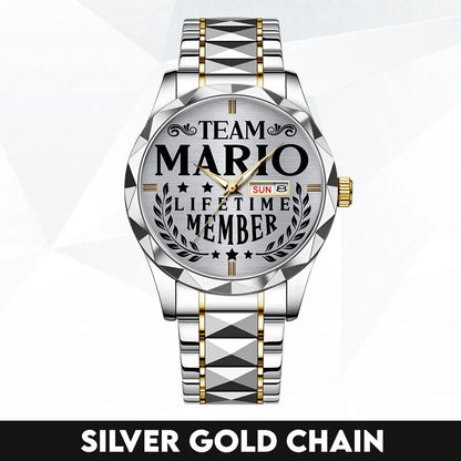 MARIO 13K1-437 Luxury Alloy-Men Watch, Personalized Premium Gift for Anniversary