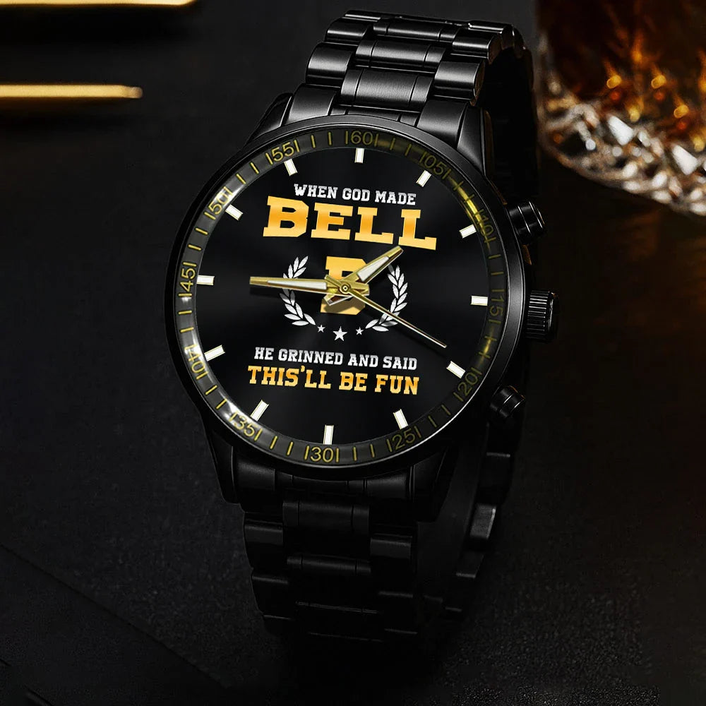 When God Made He Grinned And Said This'll Be Fun Watch BELL M1-W7