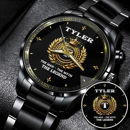 The Man The Myth The Legend Olive Crown Watch TYLER M1-W5