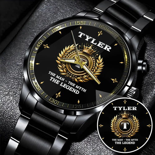 The Man The Myth The Legend Olive Crown Watch TYLER M1-W5