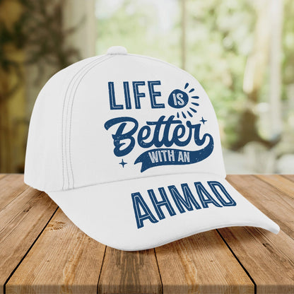 AHMAD 13K1-116 Personalized Name Cap Limited Edition