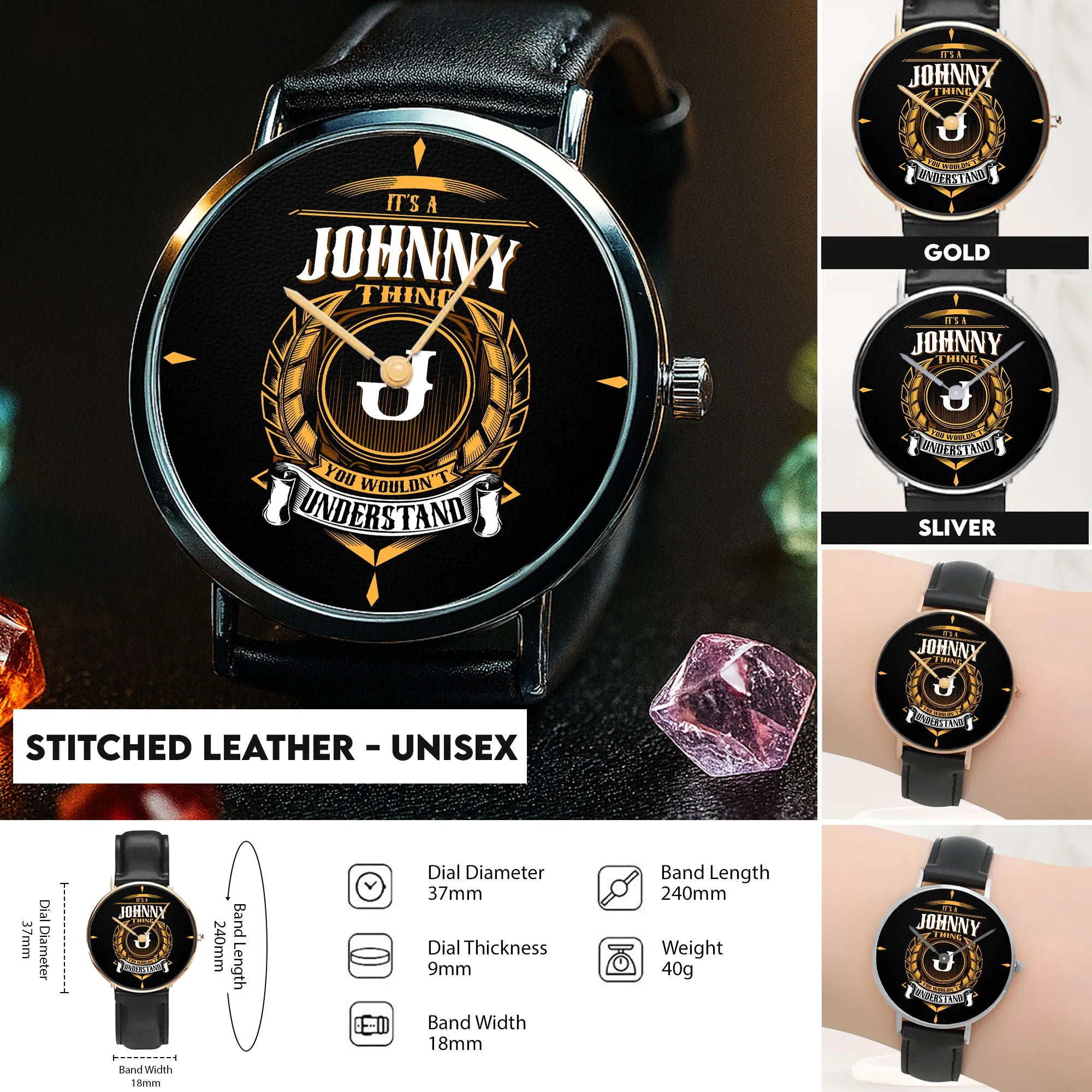 Stitched Leather - Unisex