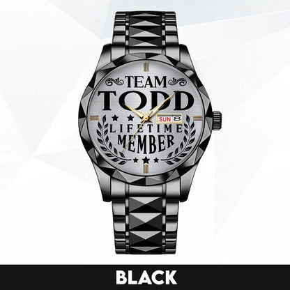 TODD 13K1-437 Luxury Alloy-Men Watch, Personalized Premium Gift for Anniversary