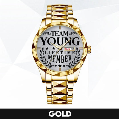 YOUNG 13K1-437 Luxury Alloy-Men Watch, Personalized Premium Gift for Anniversary