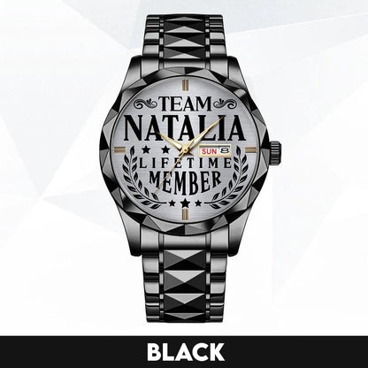 NATALIA 13K1-437 Luxury Alloy-Men Watch, Personalized Premium Gift for Anniversary