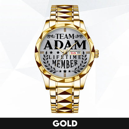 ADAM 13K1-437 Luxury Alloy-Men Watch, Personalized Premium Gift for Anniversary