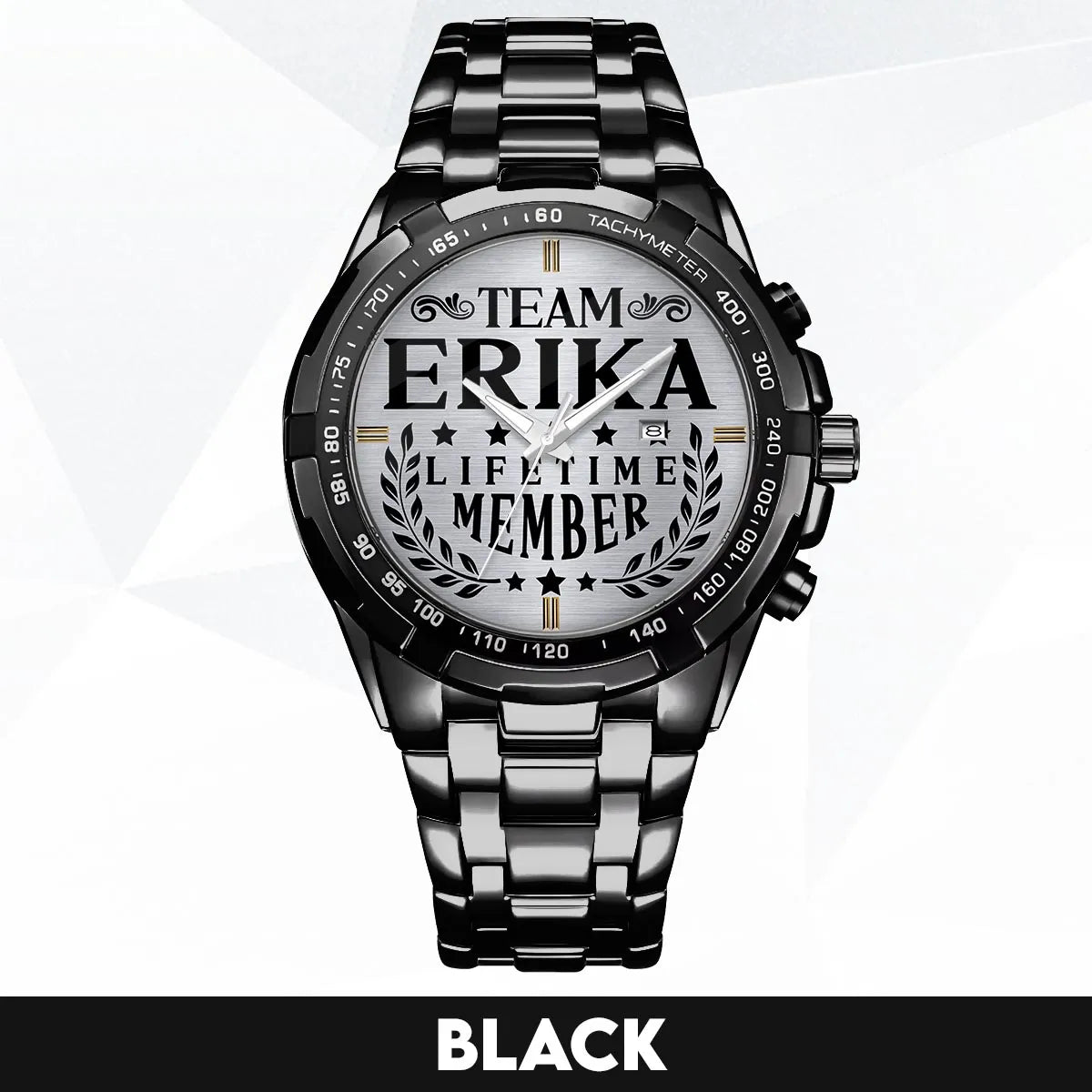 ERIKA 13K1-437 Alloy-Quatz-Men Watch, Personalized Premium Gift for Anniversary