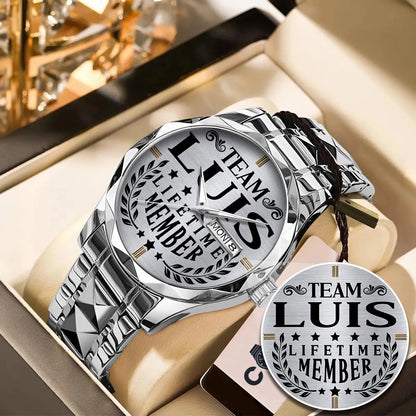LUIS 13K1-437 Luxury Alloy-Men Watch, Personalized Premium Gift for Anniversary