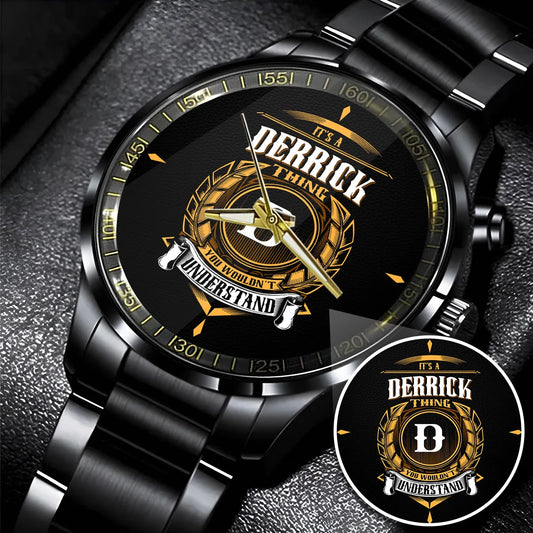 DERRICK 13K2-86 Personalized Watch, Premium Gift for Anniversary