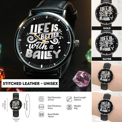 Stitched Leather - Unisex