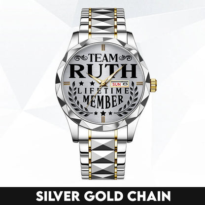RUTH 13K1-437 Luxury Alloy-Men Watch, Personalized Premium Gift for Anniversary