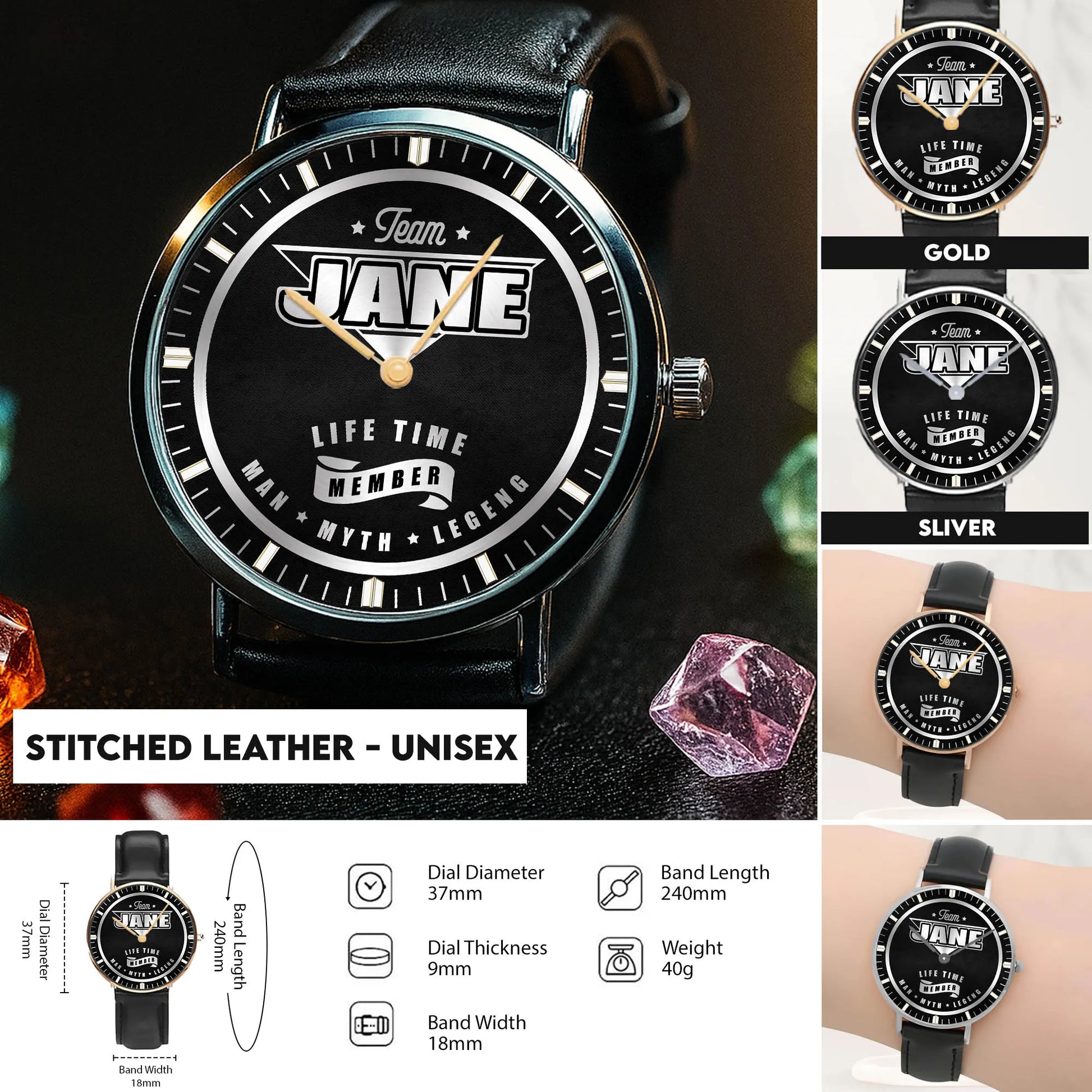 Stitched Leather - Unisex