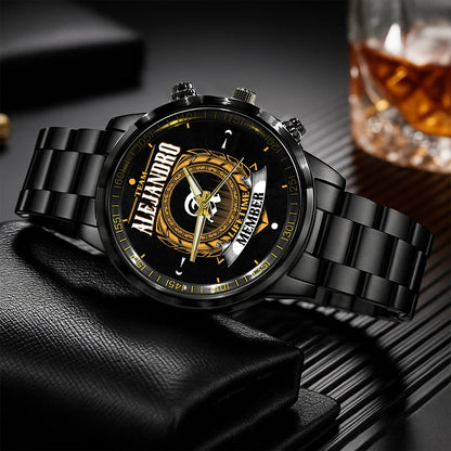 ALEJANDRO 13K1-445 Personalized Watch, Premium Gift for Anniversary