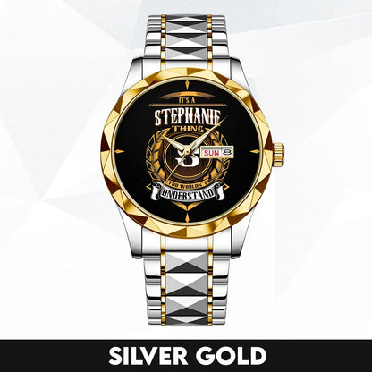 STEPHANIE 13K1-434 Luxury Alloy-Men Watch, Personalized Premium Gift for Anniversary
