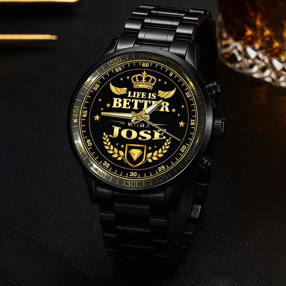 JOSE 13K1-442 Personalized Watch, Premium Gift for Anniversary