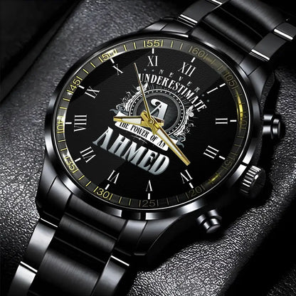 AHMED 13K1-85 Personalized Watch, Premium Gift for Anniversary